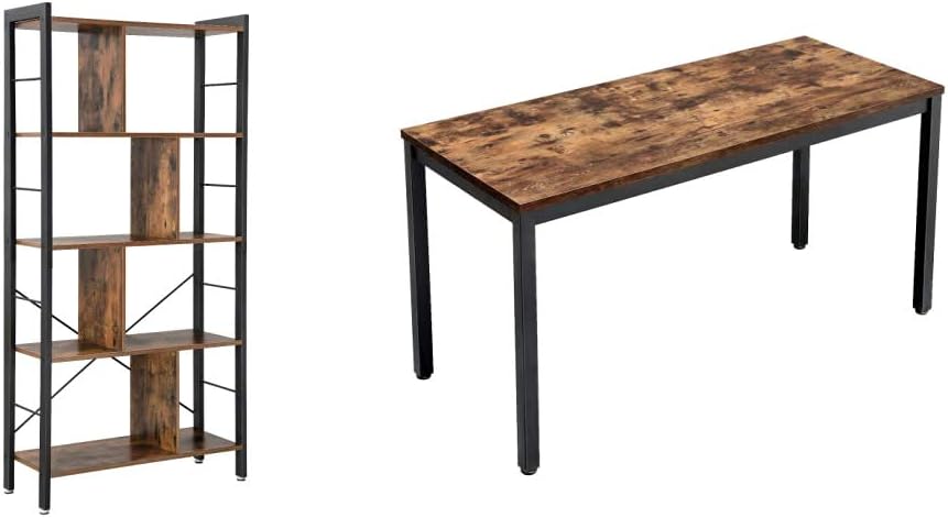 4-Tier Industrial Bookshelf I33781
