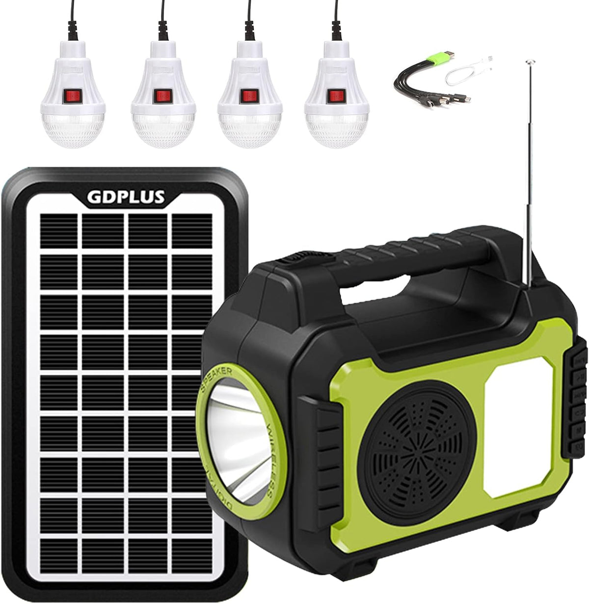 13000mAh Portable Solar Generator with Panels H214713