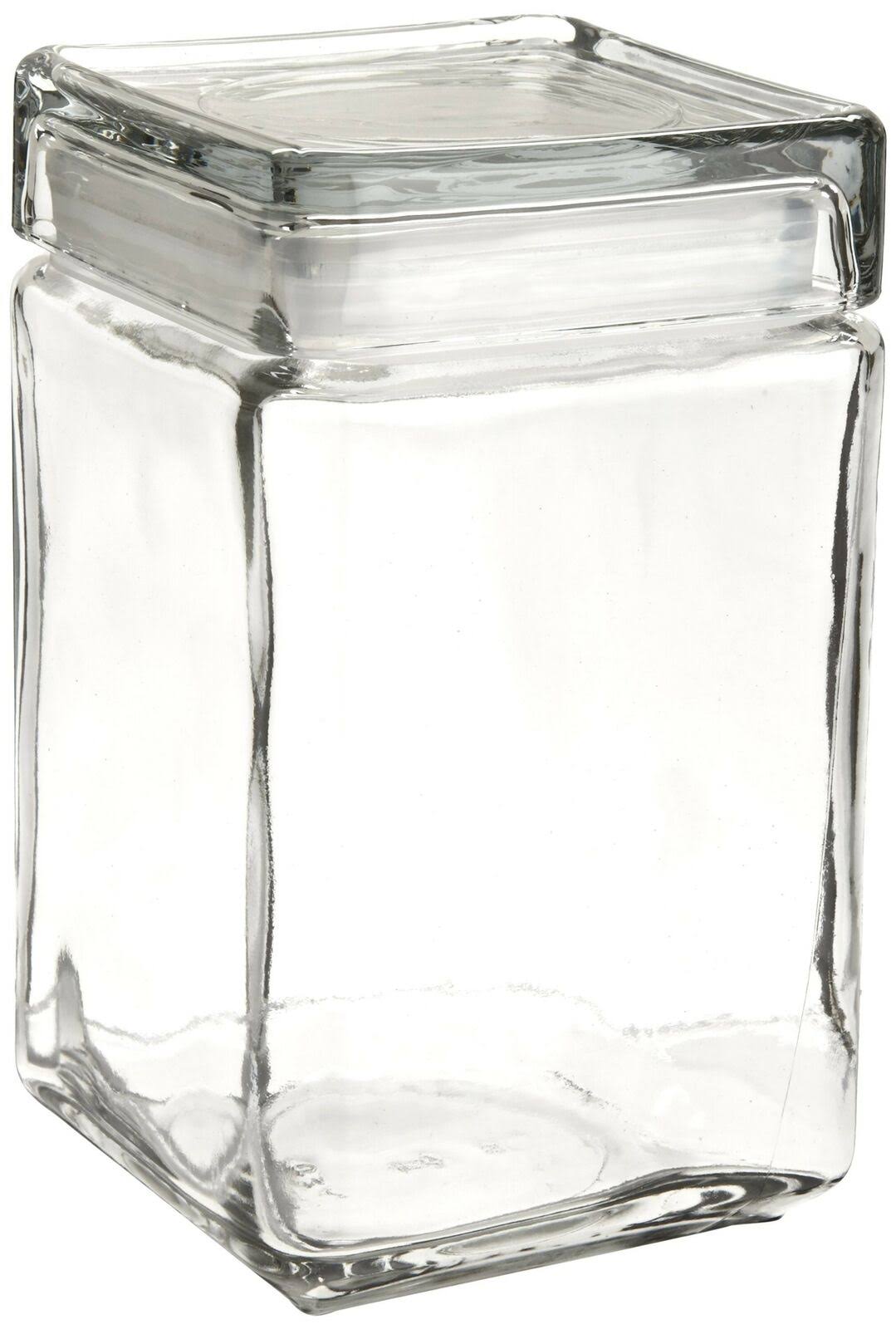1.5 Quart Clear Glass Storage Jar Set of 4 P840