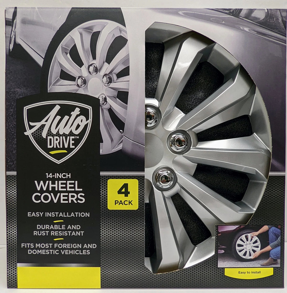 14-inch Wheel Cover Silver E980