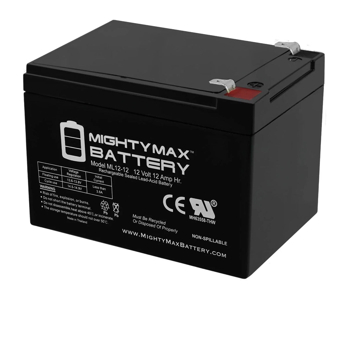 12V 12Ah Battery H890
