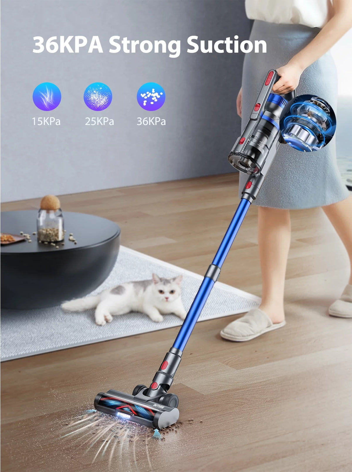 Cordless Vacuum Cleaner 400W 33KPA Y93029