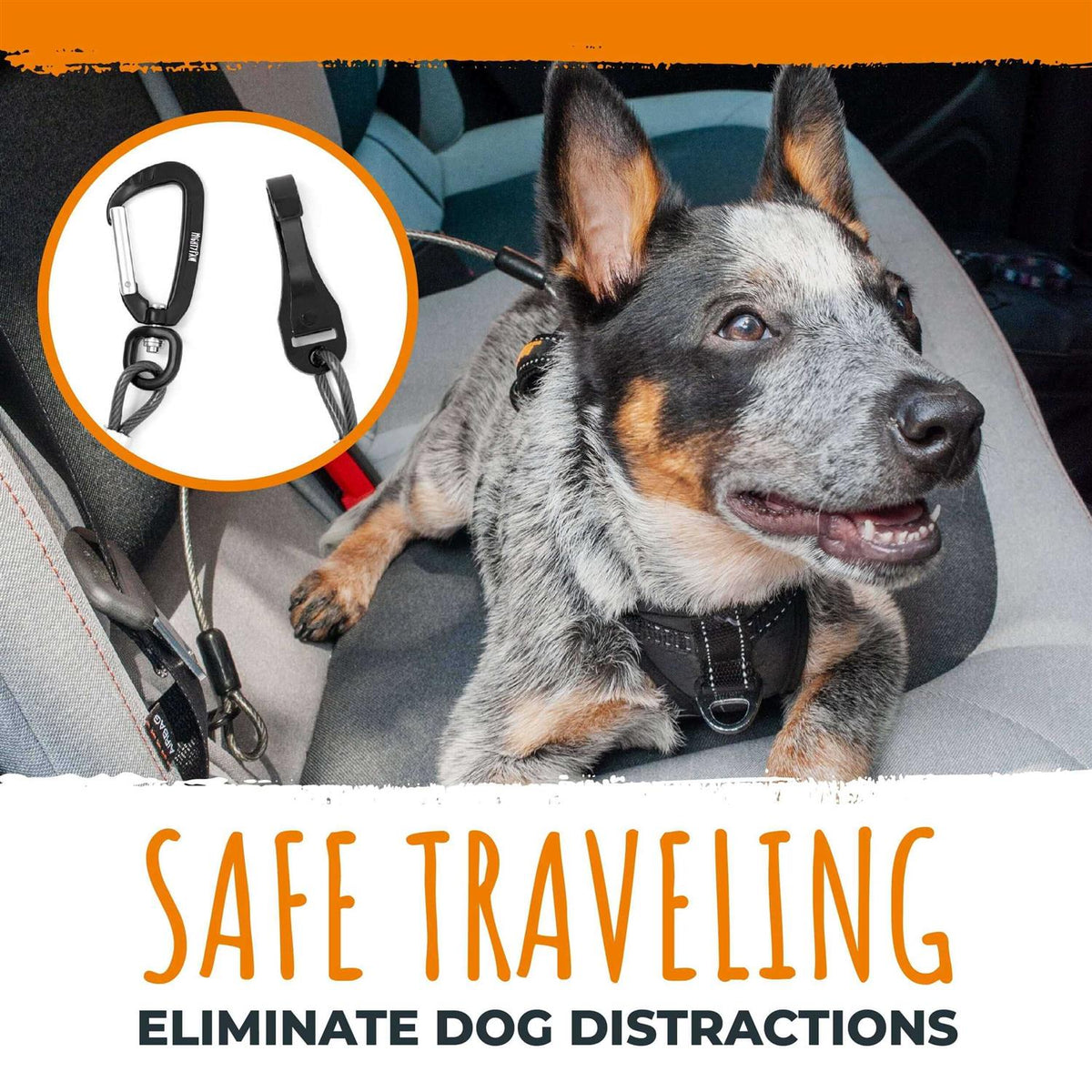 Chew-Proof Dog Seat Belt B96205
