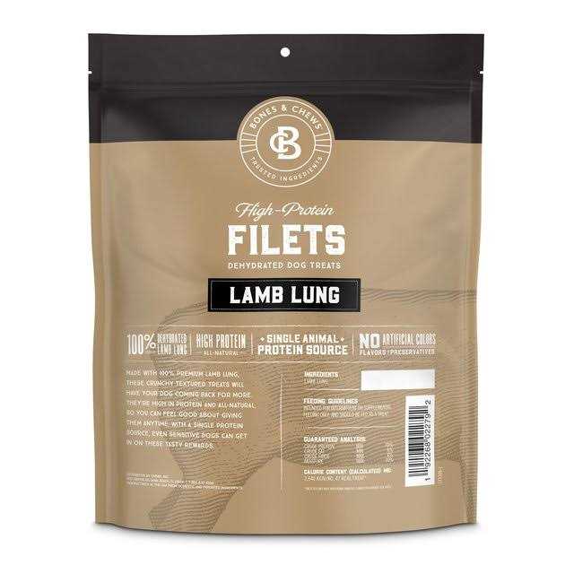 All-Natural Beef Lung Dehydrated Dog Treats J71080