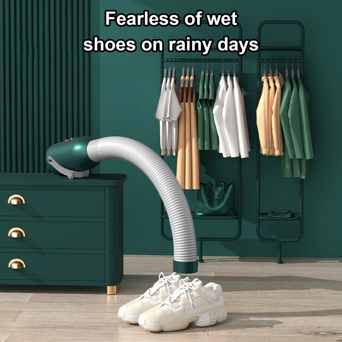 Portable Clothes Dryer with 2 Dryer Bag Green W600