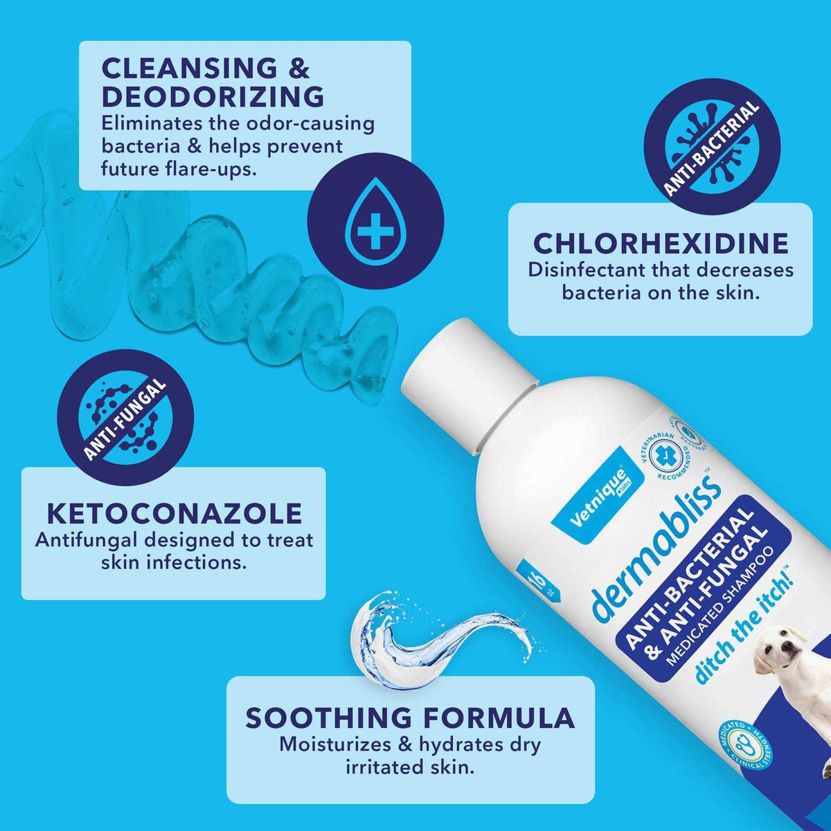 Anti-Bacterial & Anti-Fungal Shampoo U82815