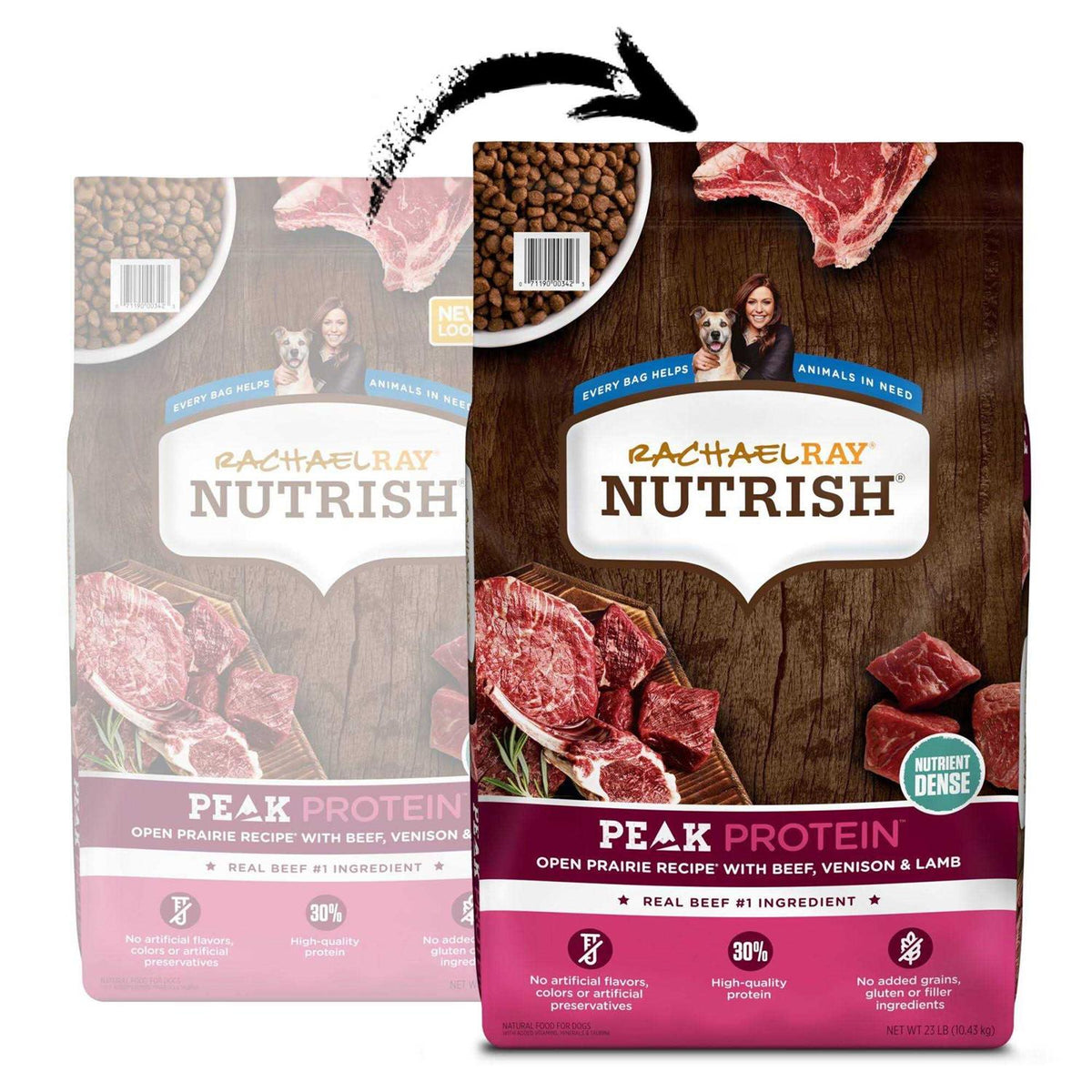 Natural Dry Dog Food with Beef T730299