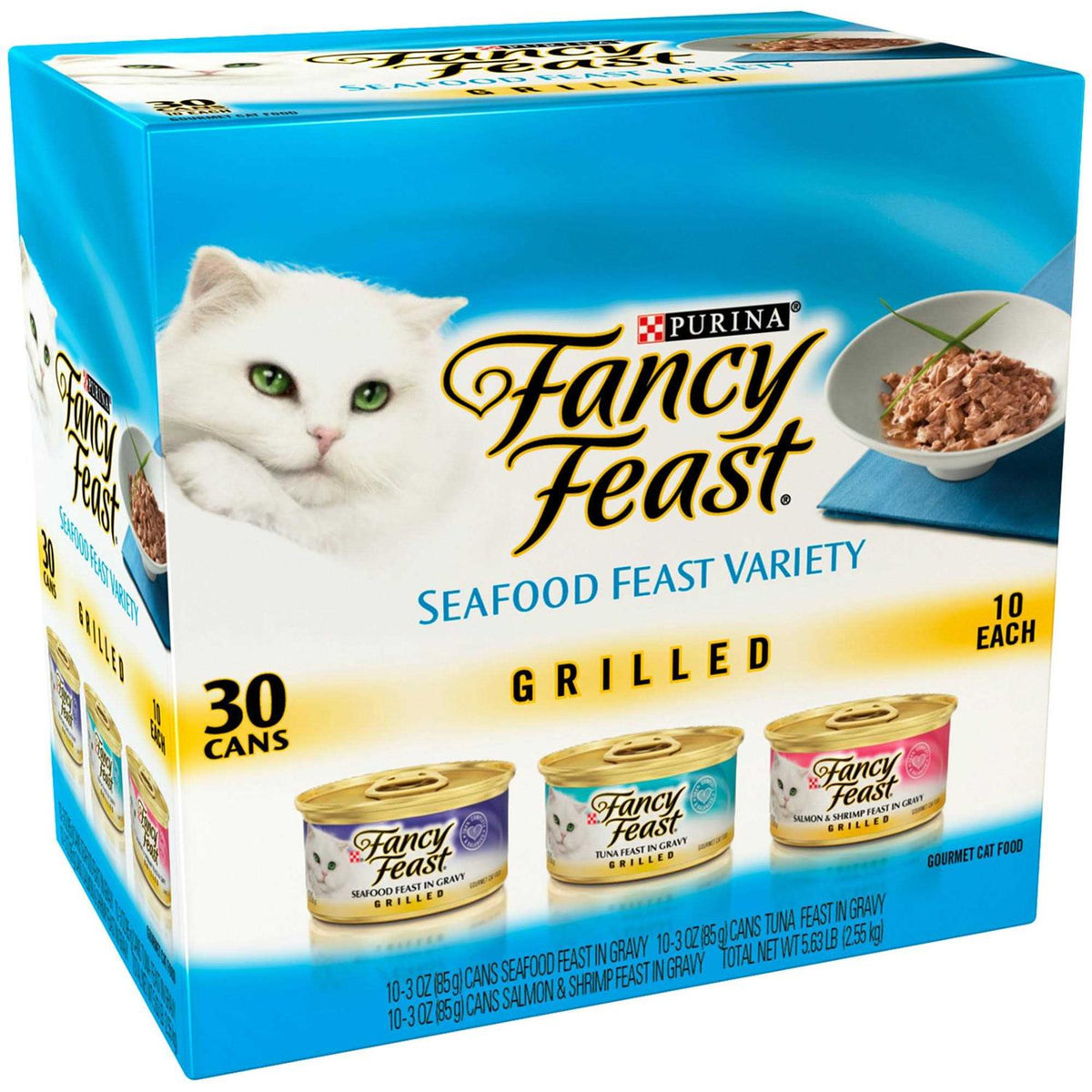 Wet Cat Food Variety Pack Seafood Grilled Collection R6389