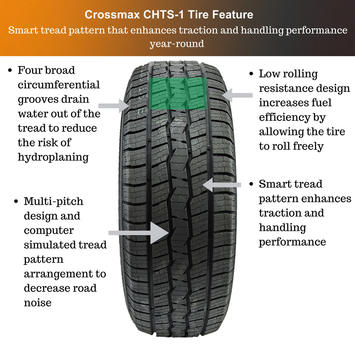 235/70R16 106H All-Season Tire O274