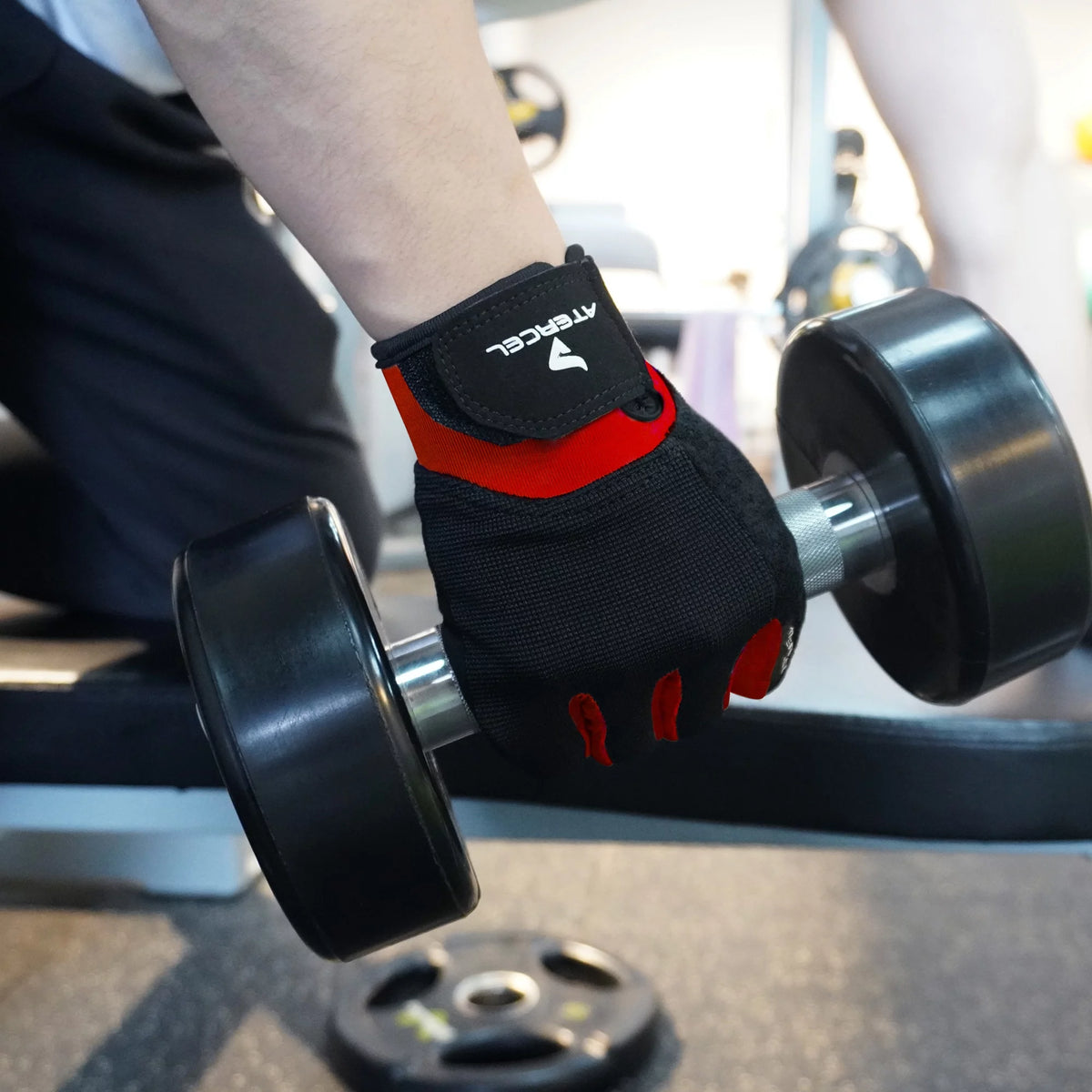 Workout Gloves with Hooks Black L M4093