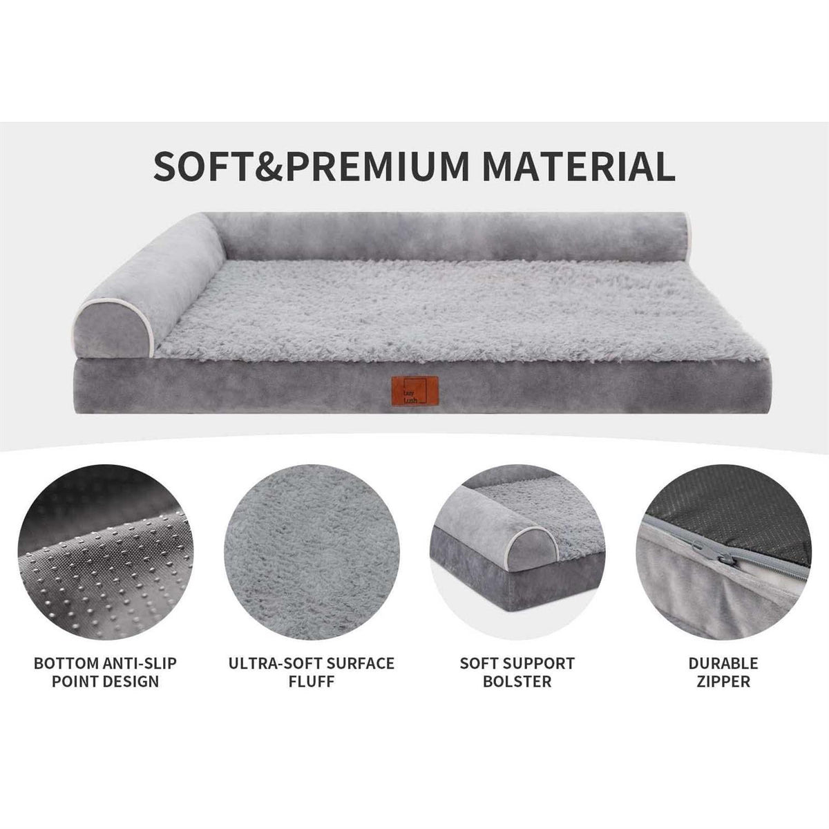 Extra Large Dog Bed with Removable Washable Cover Q7450