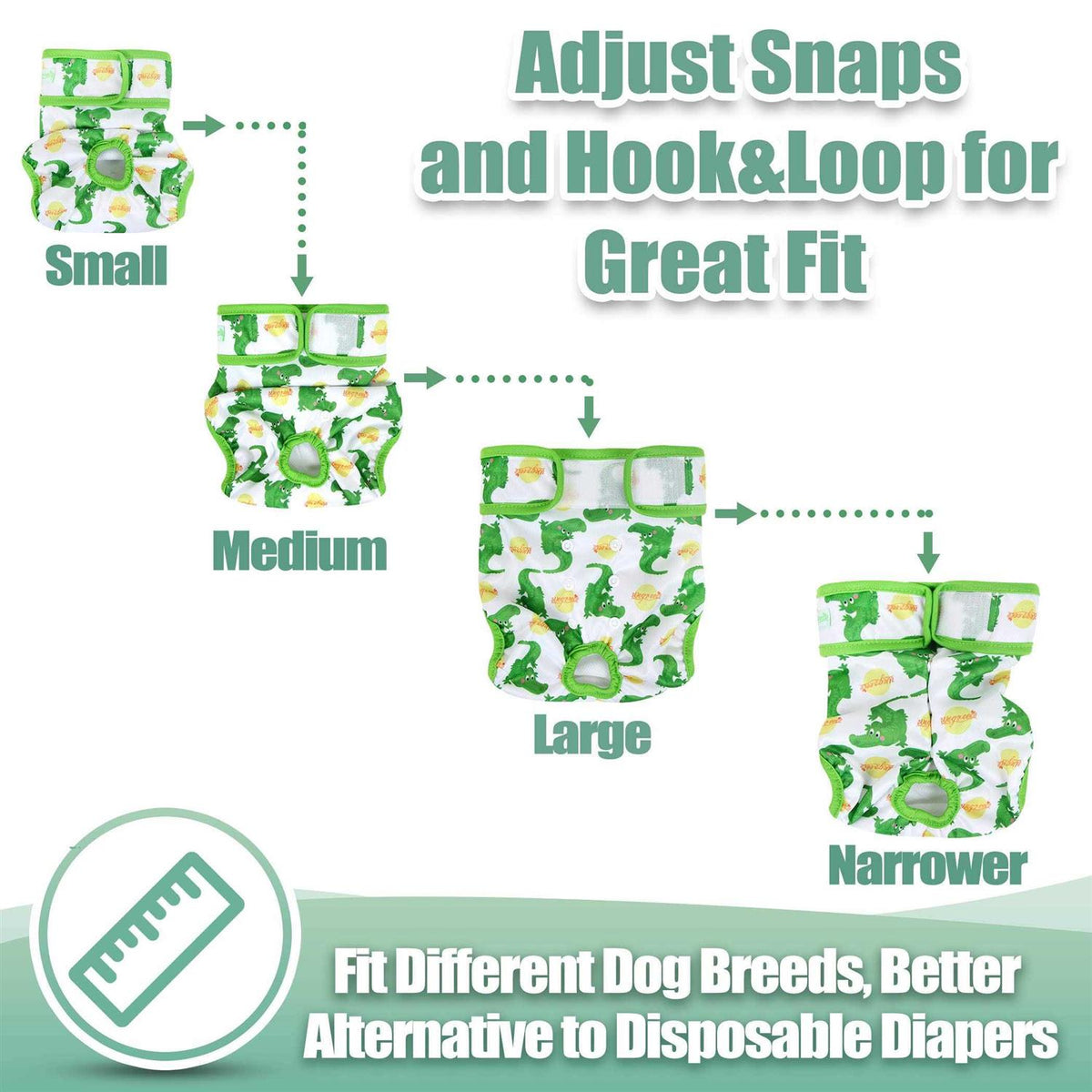 Washable Reusable Female Dog Diapers V3545
