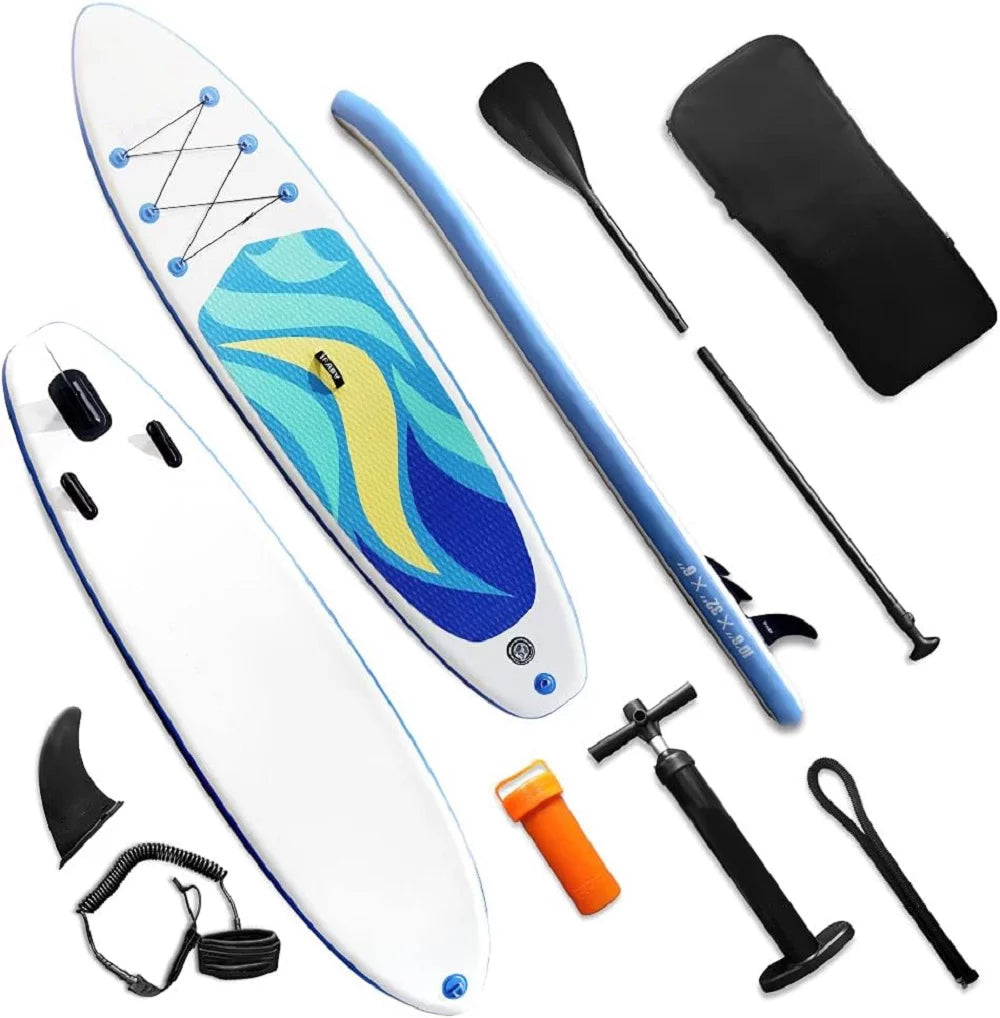 10.6FT Inflatable Stand Up Paddle Board Set W9465