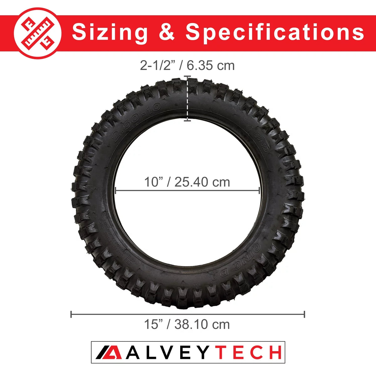2.50-10 Tire and Tube V586