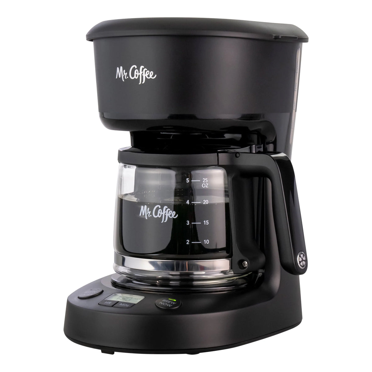 5-Cup Programmable Coffee Maker, 25 oz. Black T1628