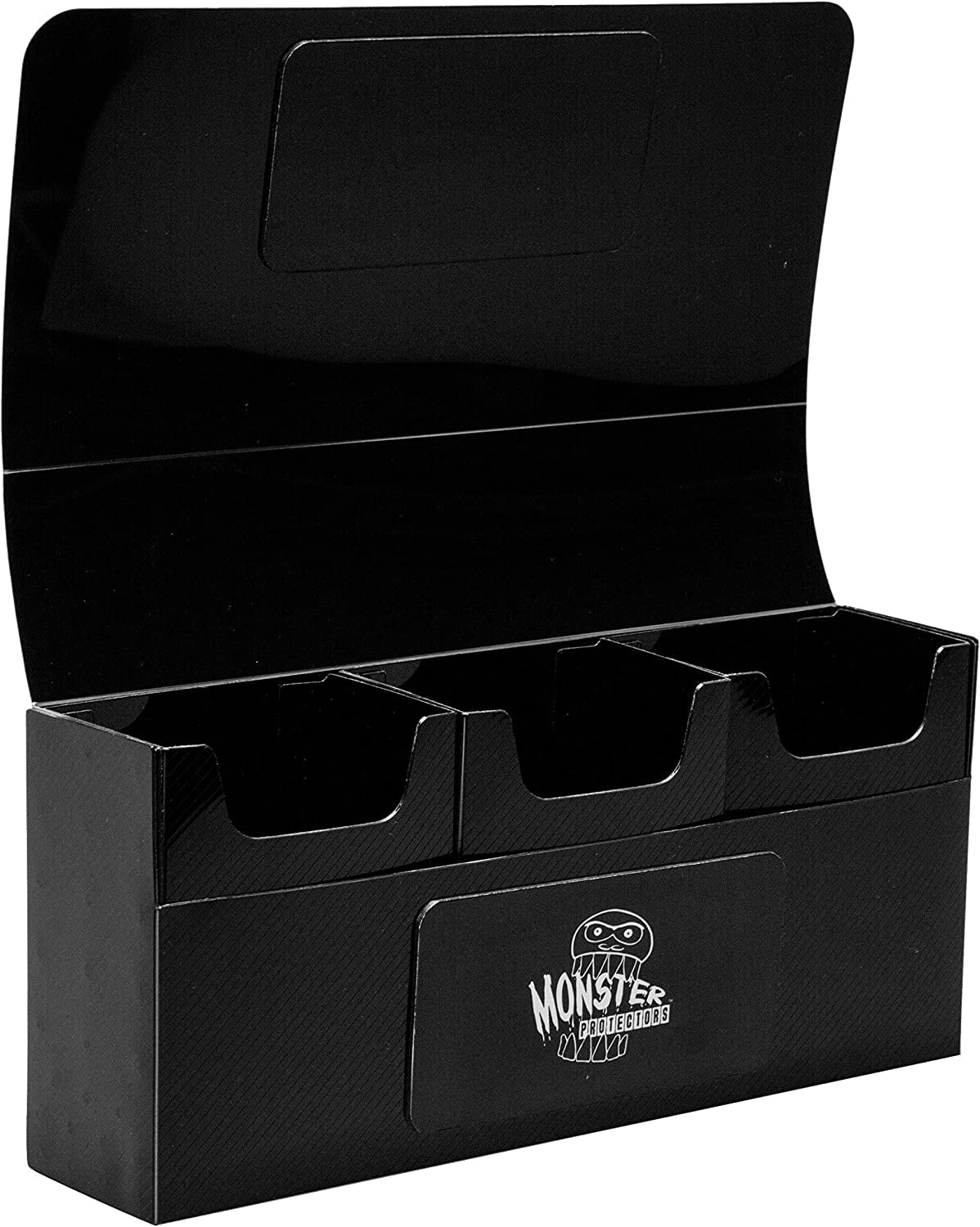 White Self-Locking Magnetic Closure Trading Card Storage Box H1767