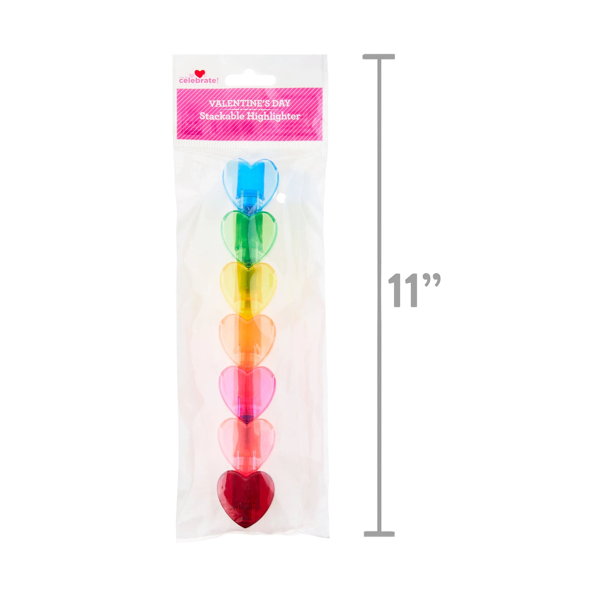 Plastic Rainbow Stackable Highlighters F30811