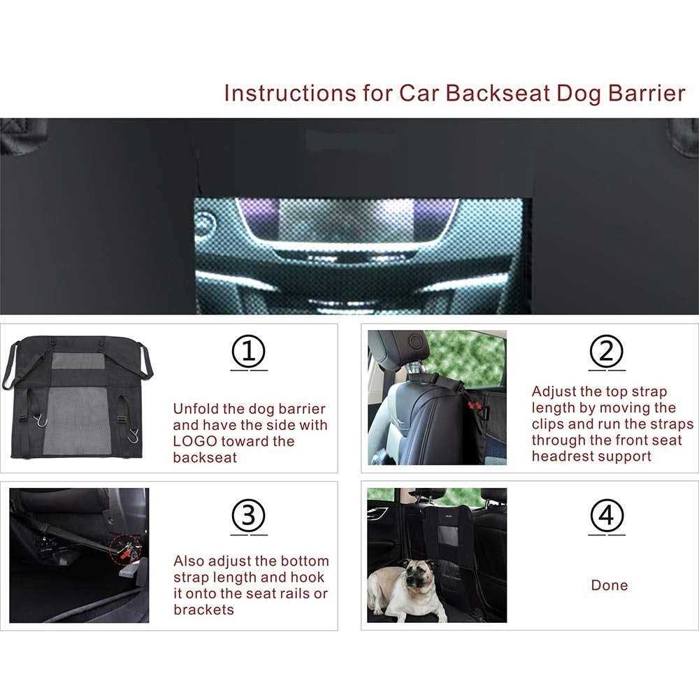 Dog Car Backseat Barrier Z325913