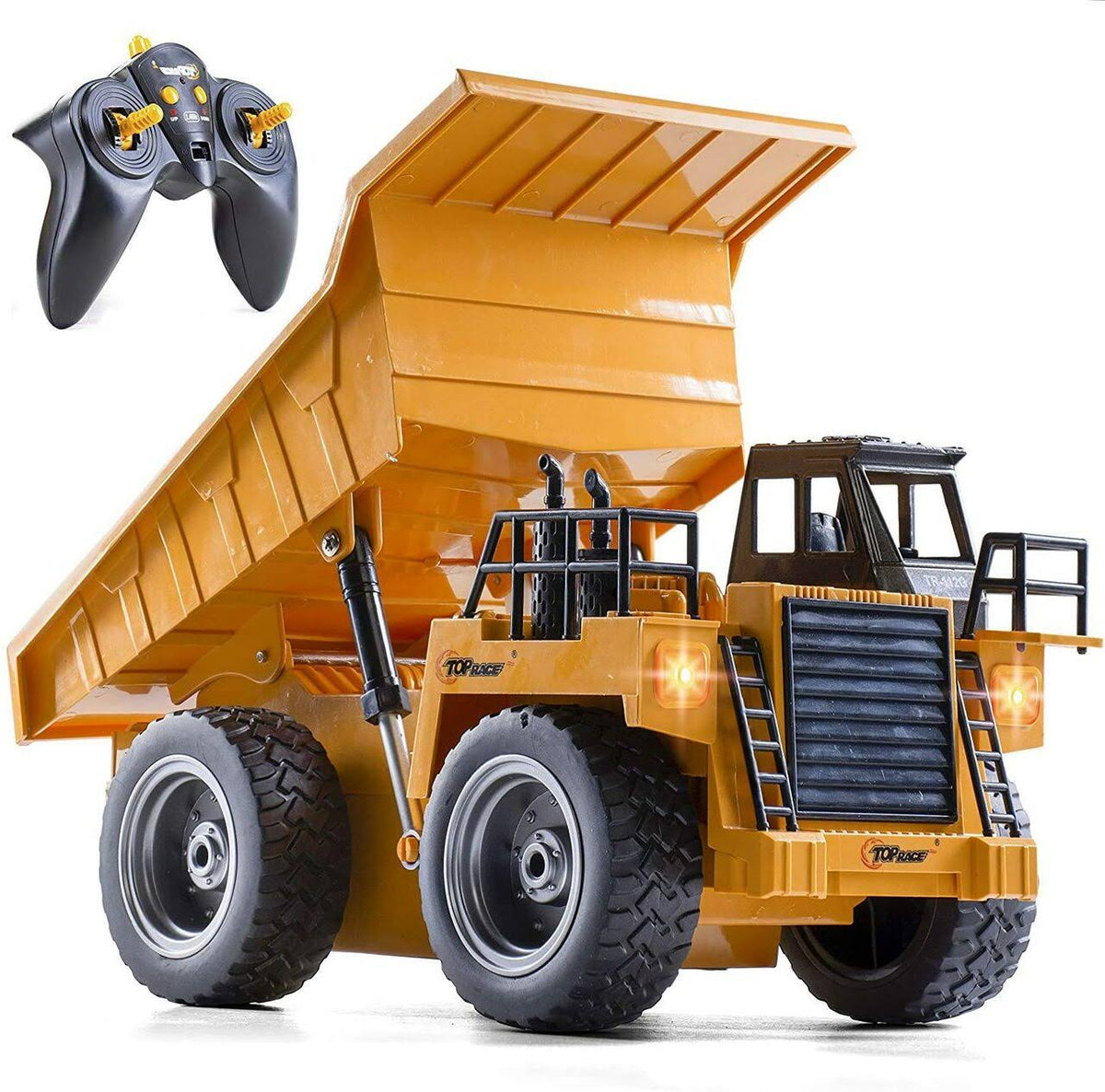6 Channel RC Construction Dump Truck with Lights R73890