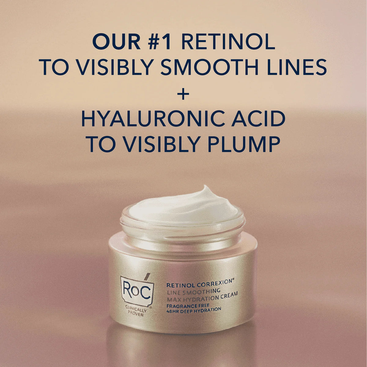 Retinol Anti-Aging Cream with Hyaluronic Acid, Fragrance-Free 1.7 oz T9224