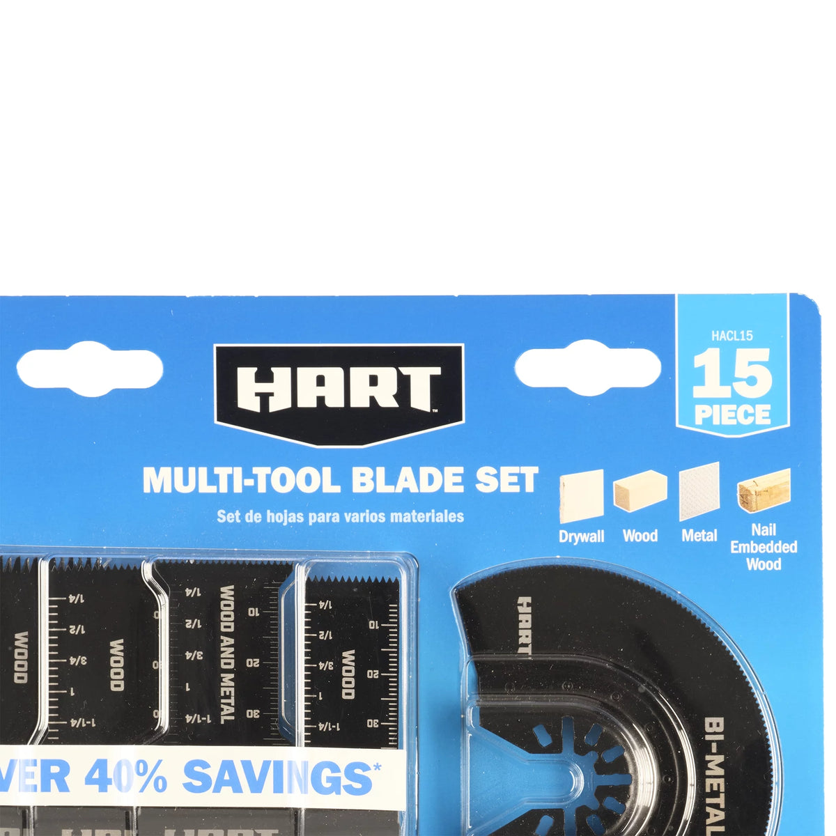 15 Piece Multi-Tool Blade and Accessory Set V40484