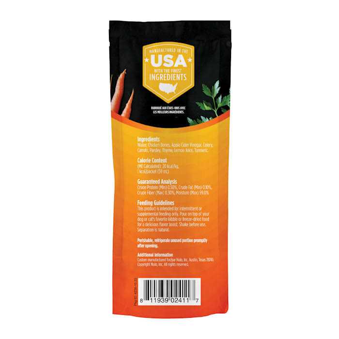 Bone Broth Wet Dog & Cat Food Topper J361