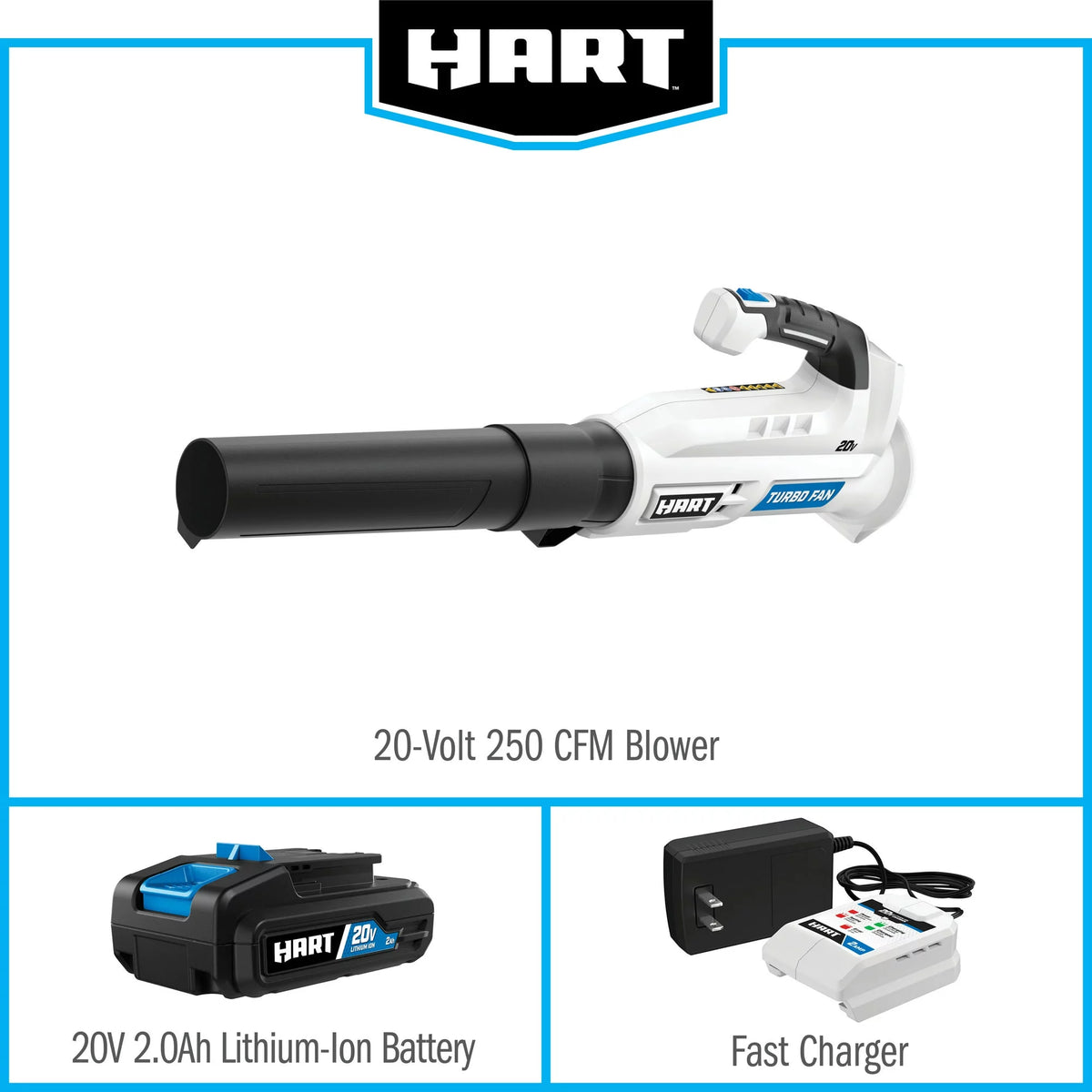 Cordless 250 CFM Axial Blower U8621
