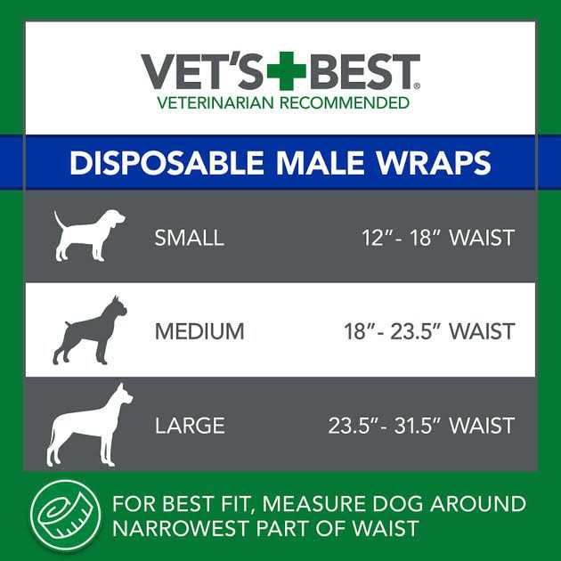 Disposable Male Dog Wraps O930
