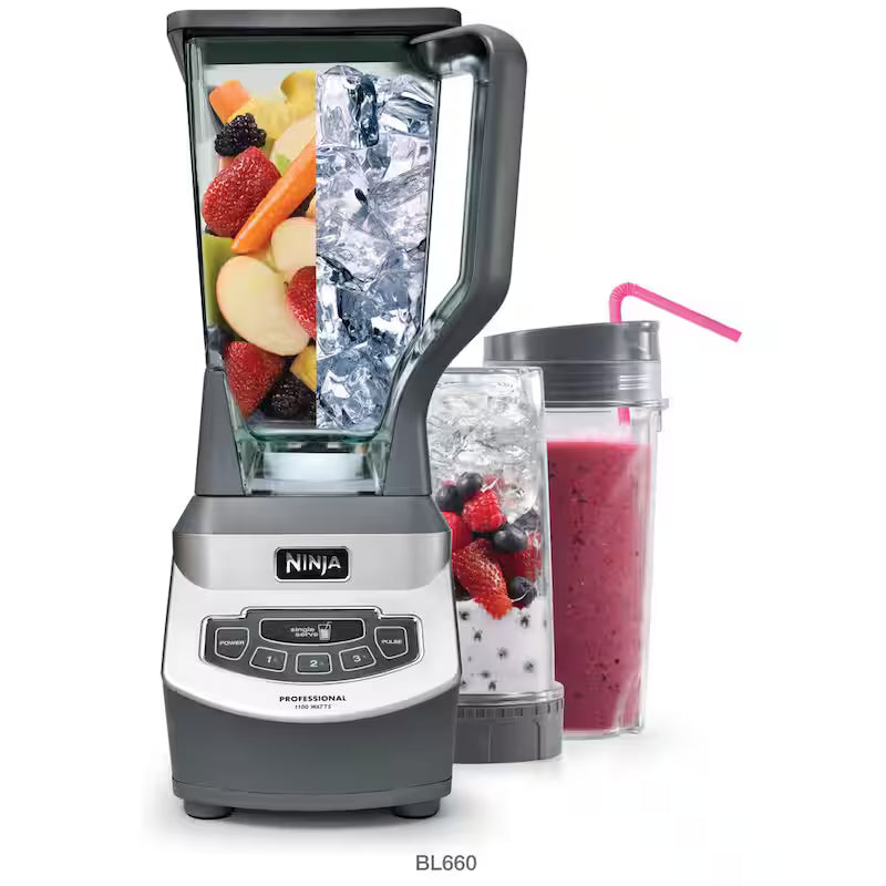 Black 3-Speed Blender with 2 Single Serve Cups C216