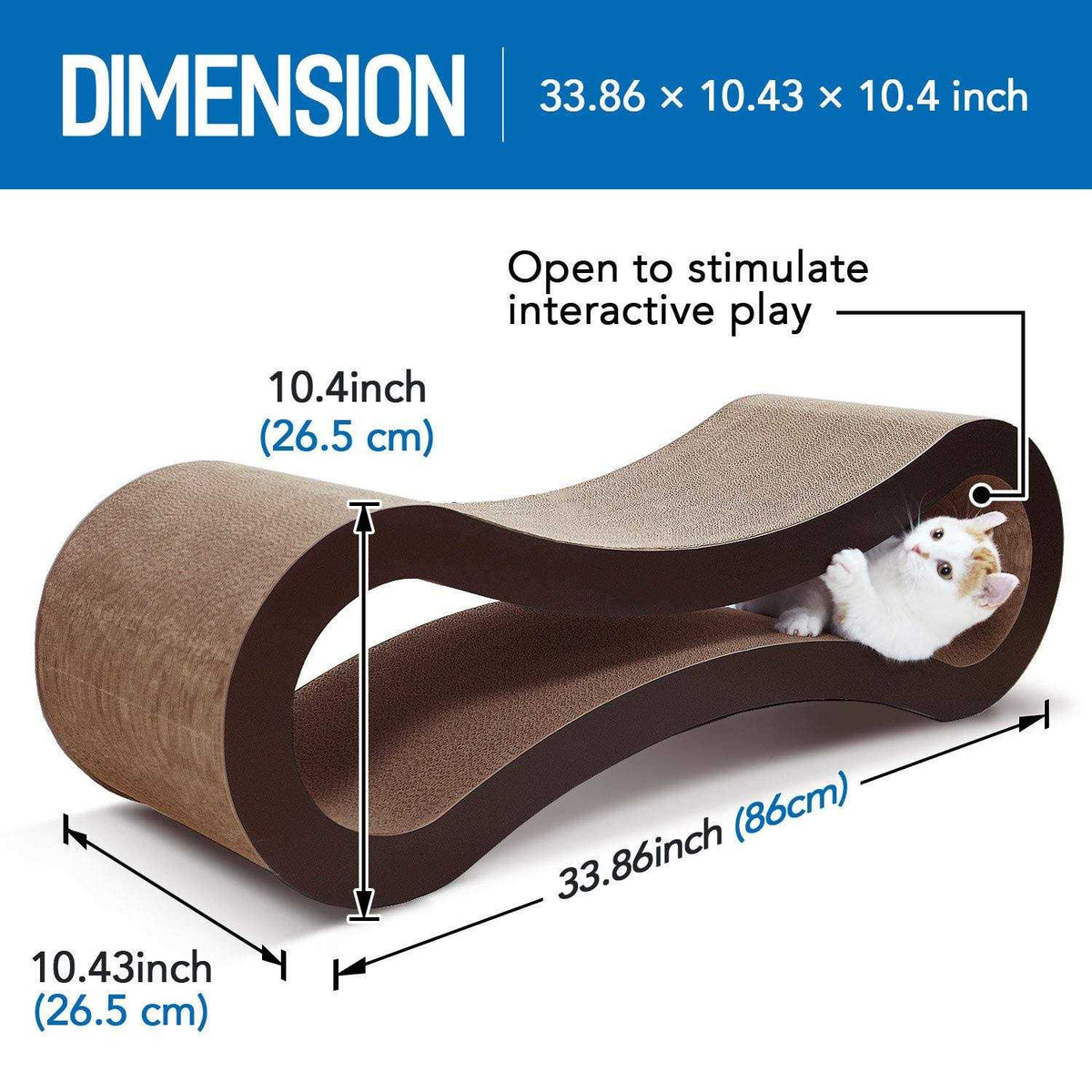 Cat Scratcher Cardboard Scratching Pad E833