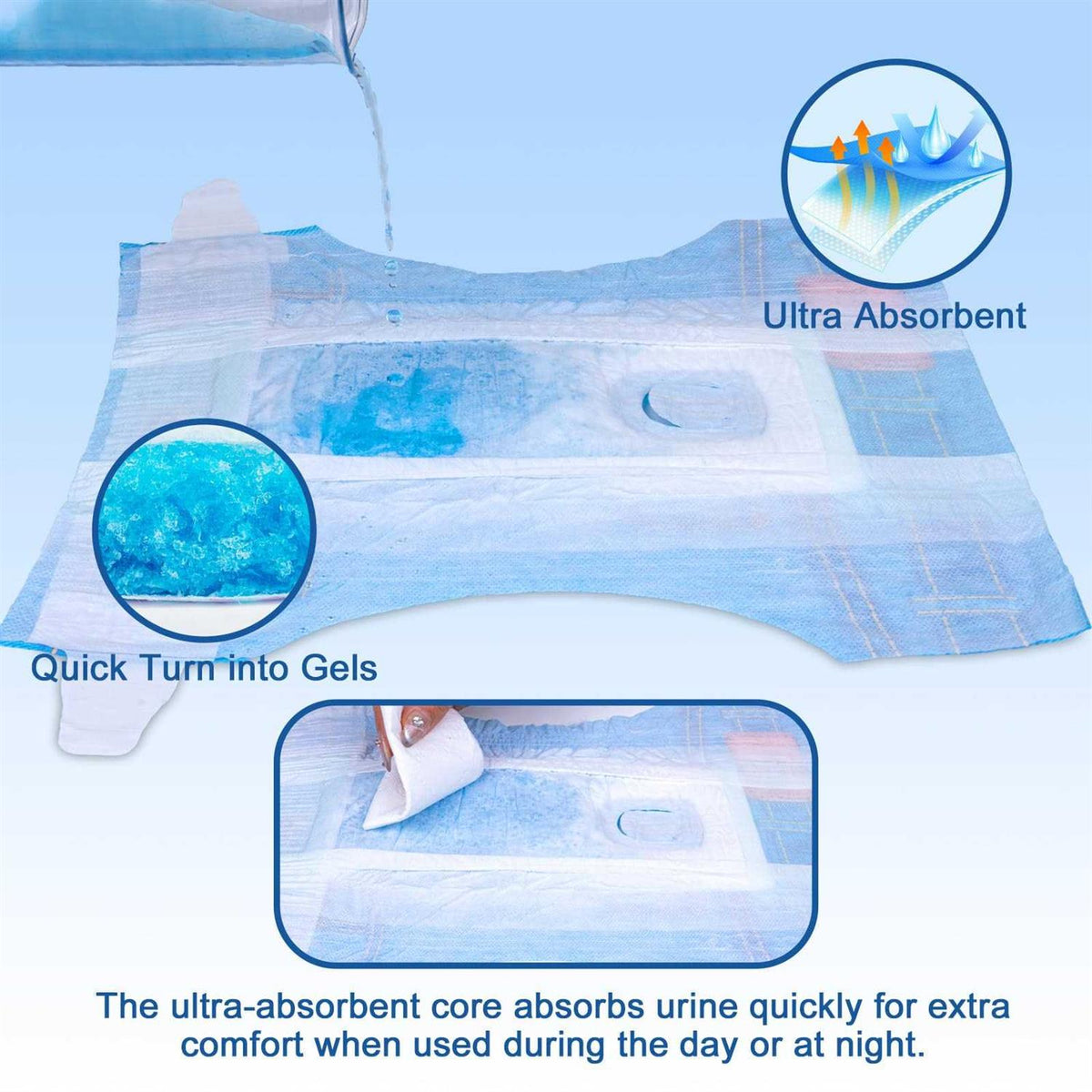 Soft Female Disposable Dog Diapers Y8295