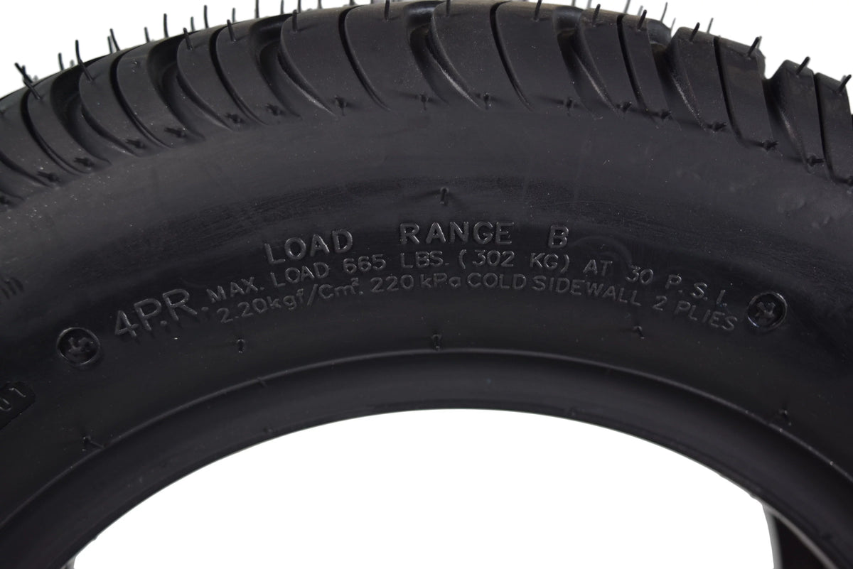 205/50-10 4 Ply Tubeless Golf Cart Tires 4 Pack O167