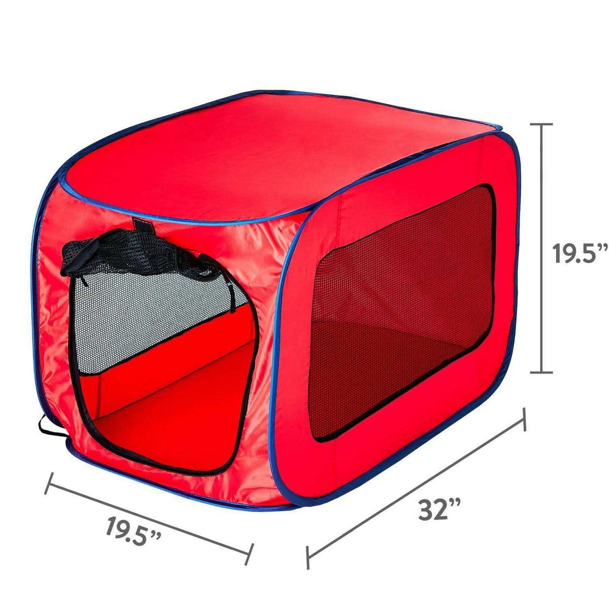 Soft-Sided 32 inch Pop-up Mesh Pet Kennel B3599